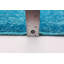 Tapis turquoise en laine noué à la main de conception unique 6 pi 4 po x 9 pi 10 po années 2000 Olavi