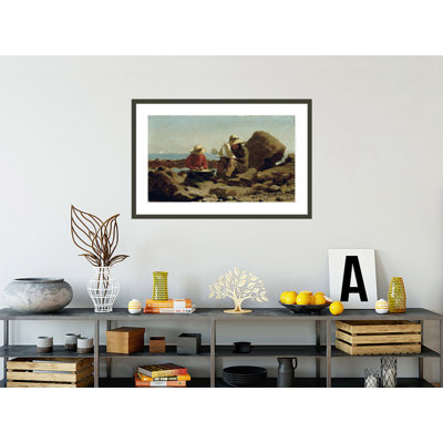 The Boat Builders By Winslow Homer - Framed Giclee Print