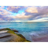 Rainbow Sunrise In Waikiki Beach, Hawaii Print by Brian Mc Clean