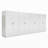 White Multi-Purpose Utility Storage Cabinet (4-Piece Set)-1957496898