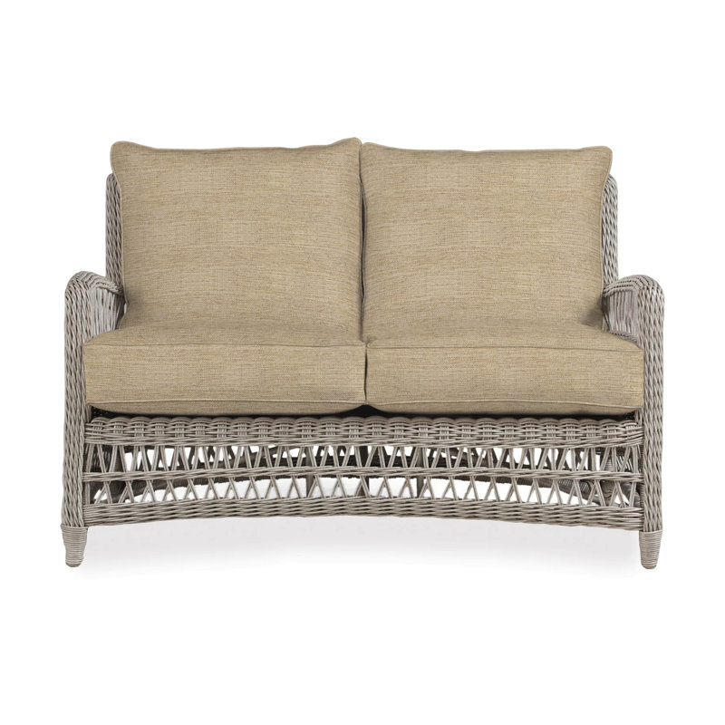 Mackinac Outdoor 2 - Seat Loveseat, Loveboat Saffron