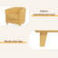 Fauteuil club en tissu