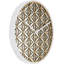 Horloge murale miroir 19,7 po-53107611