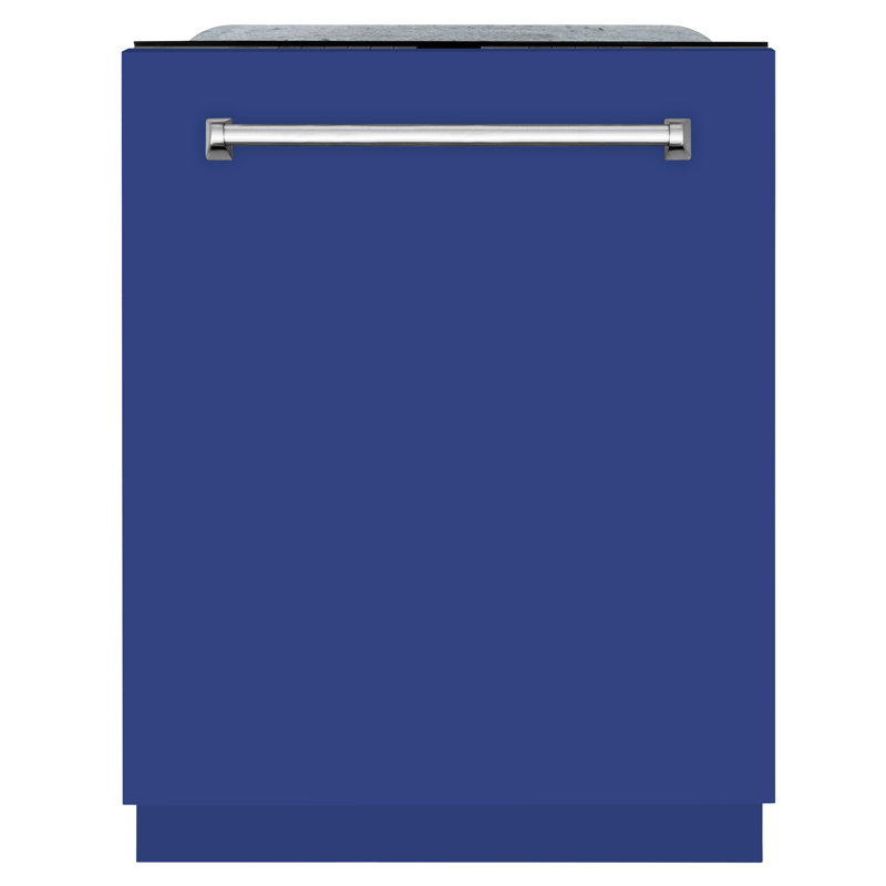 24" Monument Series 3rd Rack Top Touch Control Dishwasher with Stainless Steel Tub, Blue Matte