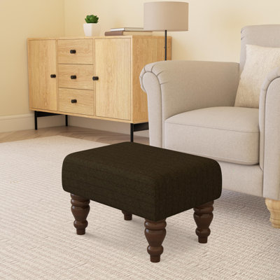 Autryville Wood Turned Leg - Pinstripe Wool