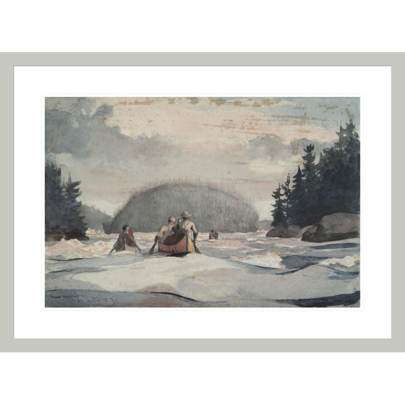 «Île Malin» par Winslow Homer, impression giclée encadrée, 21,86 po H x 29,5 po L