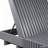 Modern Dark Gray Acacia Solid Wood Outdoor Chaise Lounge - Adjustable Reclining Sun Lounger For Patio, Deck, Garden, Poolside Use-623674755