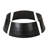 40.5"D Christmas Black Hammered Metal Tree Collar(KD)-70594165-111236418