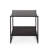 Hilton Dane 20'' Black Frame Side Table
