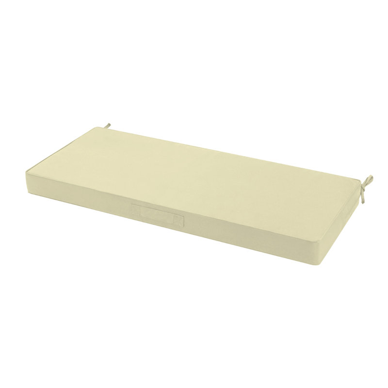 Outdoor Bench Seat Cushion, 42" W x 18" D, Green