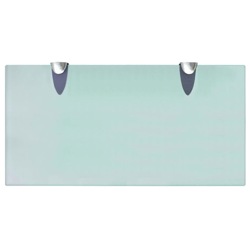 Annalys 2 Piece Floating Shelf, 0.31" H x 15.7" W x 7.9" D, Transparent