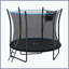 Trampoline 8 pi avec filet d'enclos et échelle, trampoline d'extérieur pour enfants et tout-petits, trampoline récréatif dans la cour arrière