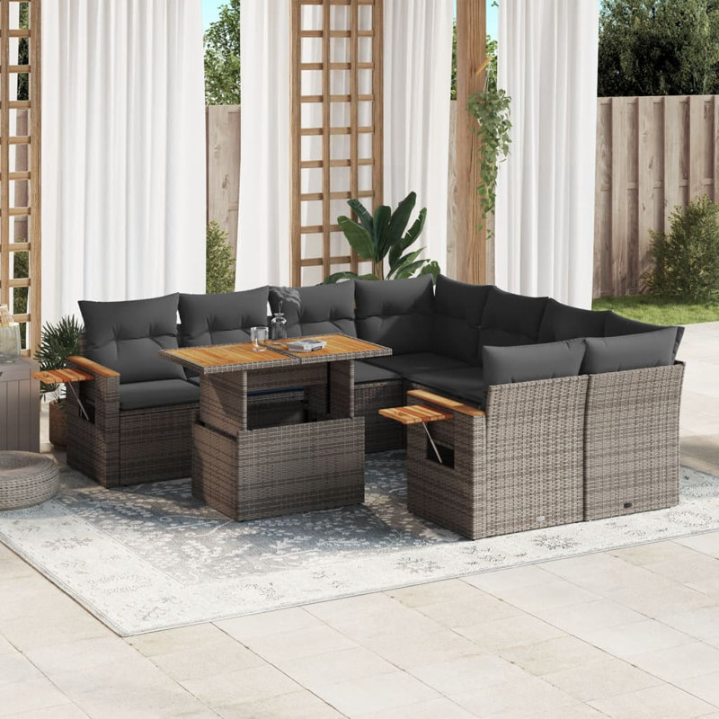 Ensemble de canapé de jardin Vidaxl