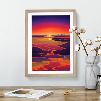 Unique Sunset - Framed Print