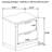 Sophia 2-Drawer Nightstand-438289654