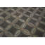 Tapis gris / noir en laine noué à la main de conception unique 9 pi x 12 pi