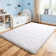 Soft White Shag Rugs for Living Room, Indoor Area Rug for Bedroom Home Decor