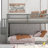 Twin Over Bunk Bed, Gray, With Storage Space - & Efficient Solution-292828882