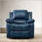 Charlotte Navy Blue Leather Gel Recliner-1471808850-1471808851