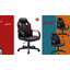 Fauteuil ergonomique pivotant en similicuir-85614579