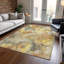 Tapis intérieur / extérieur doré lavable à la machine Xhevrie-1881597006