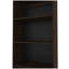 Bibliothèque FM FM MEUBLE avec rangement ouvert et 5 tablettes, noyer teint-1748890383