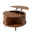 Storage Coffee Table, Walnut Living Room Table