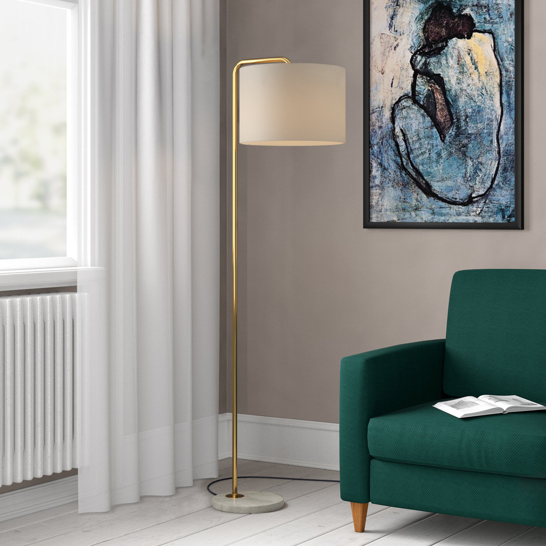 155cm Antique Gold Floor Lamp