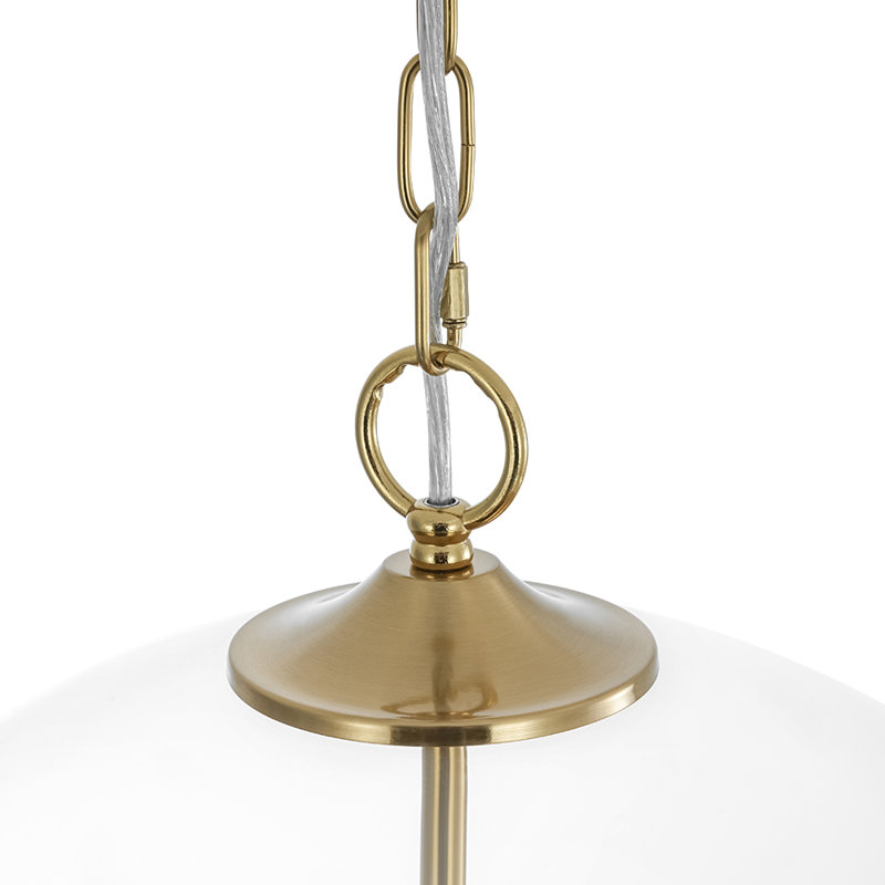 Stylish 6 - Light Tiered Drop Jellyfish Clear Glass Globe Chandelier