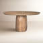 Ab Round Solid Wood Dining Table-437854509