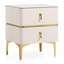 47.5cm W Metal Bedside Table-118838557