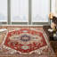 Vallelunga Wool Oriental Area Rug in Rust-990898359