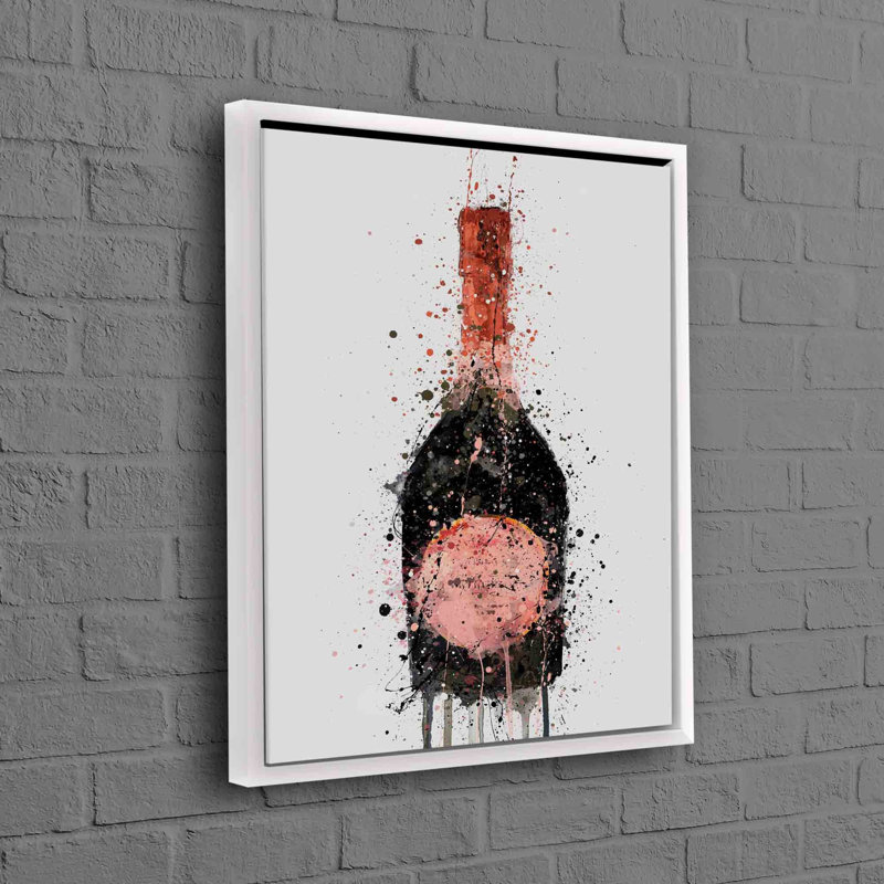 Floater Frame Print on Canvas, White, Framed Print without Mat, 30 cm H x 20 cm W