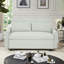 Pull-out Sofa Bed With Two Throw Pillows, Usb Ports, 3 Levels Adjustable Backrest