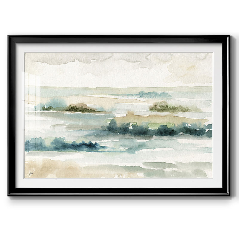 Panorama pastel, H 19 po x l 27 po x P 1,5 po, Noir