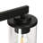 3-Light Black Vanity Light
