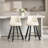 Set of 2,Back pull point design, velvet material, 360 degree rotation, back pull loop detachable design, rivet decoration, square foot wooden bar chair-1688597465