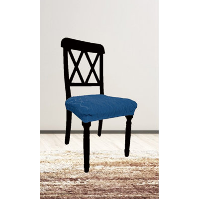 Housse extensible pour siège sans accoudoirs - Bleu marine
