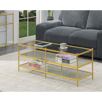Table basse avec tablettes Carolina