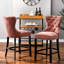 Hanska Upholstered Counter Stool with Solid Wood Frame-1227156907
