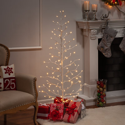 5' Pre-Lit White LED Tree