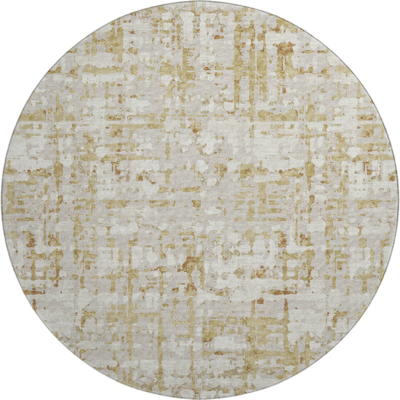 Tapis d'extérieur Hintzen, Rond 8 pi