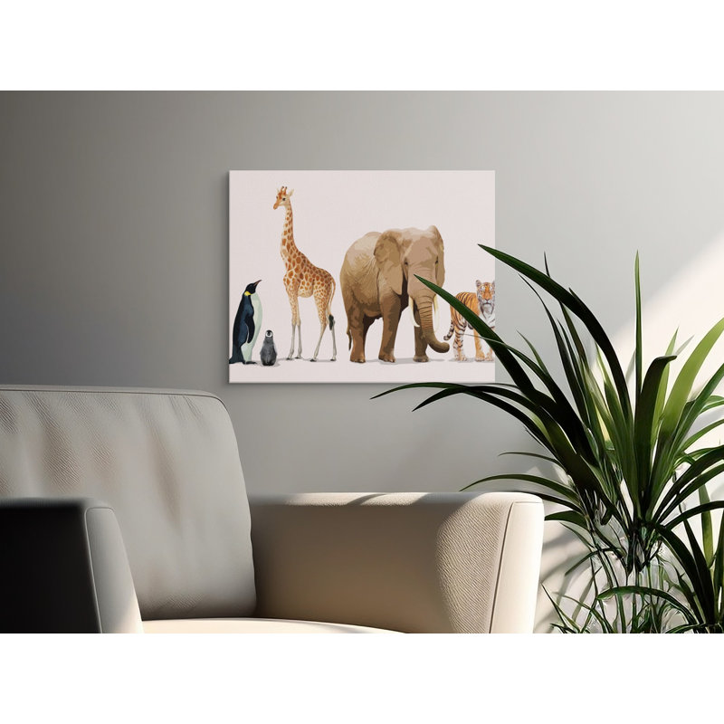 Portwood Wrapped Canvas Print Set, 24x18