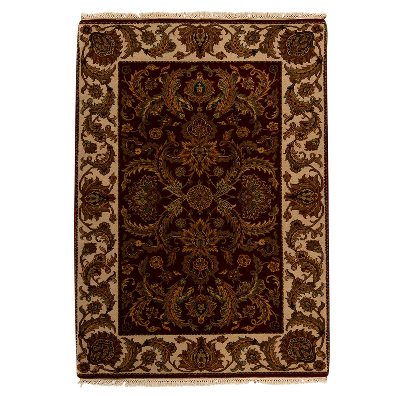Wool Floral Area Rug