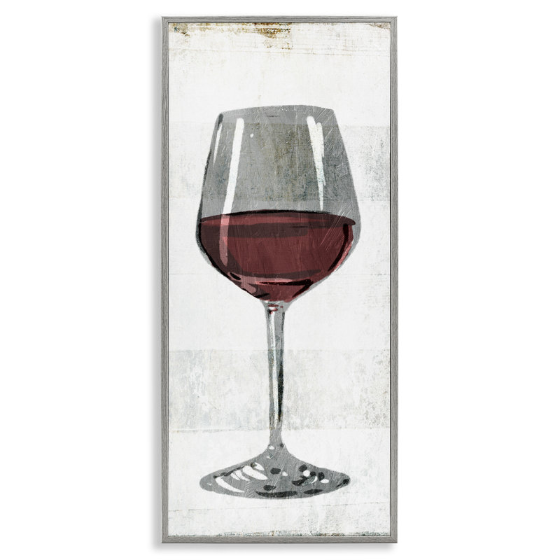 «Rustic Kitchen», verre à vin rouge, estampe numérique par Milli Villa, H 24 po x l 10 po, Estampe numérique Farmhouse