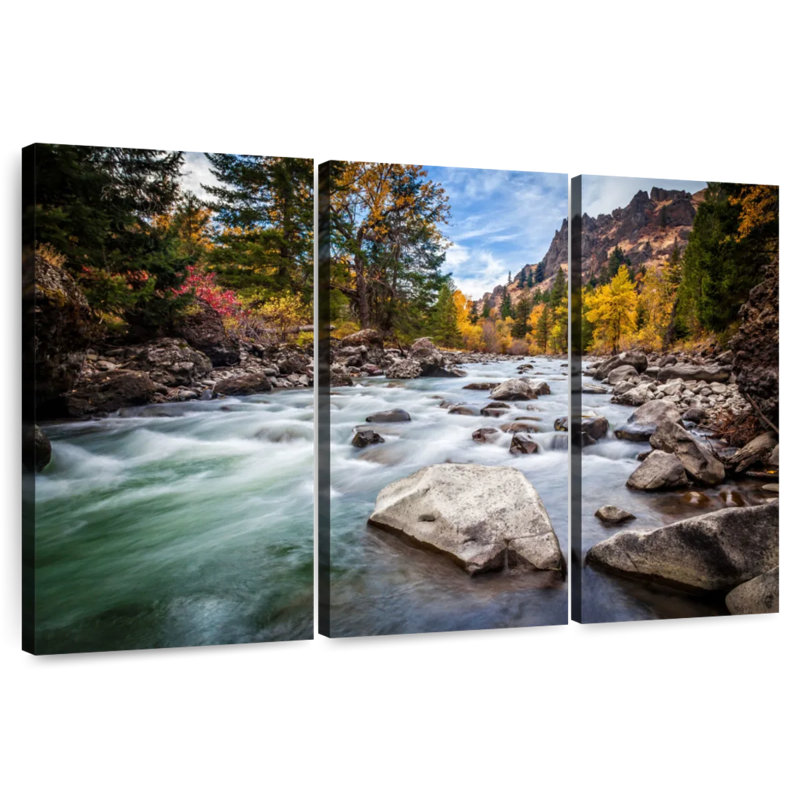 Alvord Teton River Rush, 42" H x 65" W