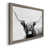 Toile avec cadre gris