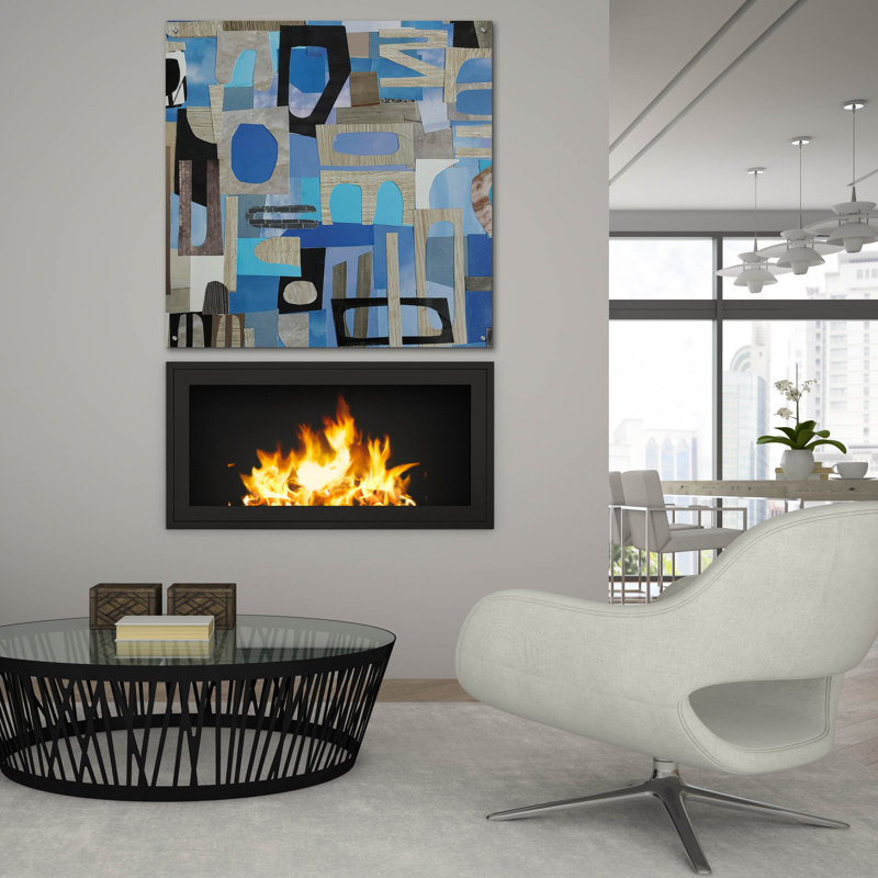  «Skies Over The Camargue 1» par Coco Good, art mural en verre acrylique, H 36 po x l 36 po x P 0,2 po