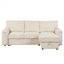 Canapé-lit modulaire Upholstery avec poches de rangement et porte-gobelets pour la vie moderne-1402000256