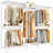 Ahlstrom 77" H Clothes Rack Load 835LBS,Garment Closet with Wire Shelf for Bedroom-783308075